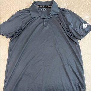 Adidas Men's Charcoal Polo Shirt